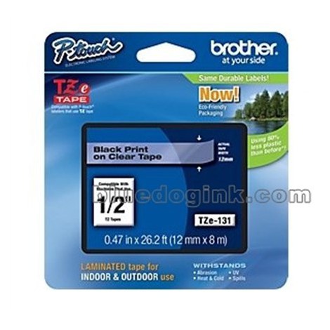 Brother | 131 | Laminated tape | Thermal | Black on clear | Roll (1.2 cm x 8 m) - 2